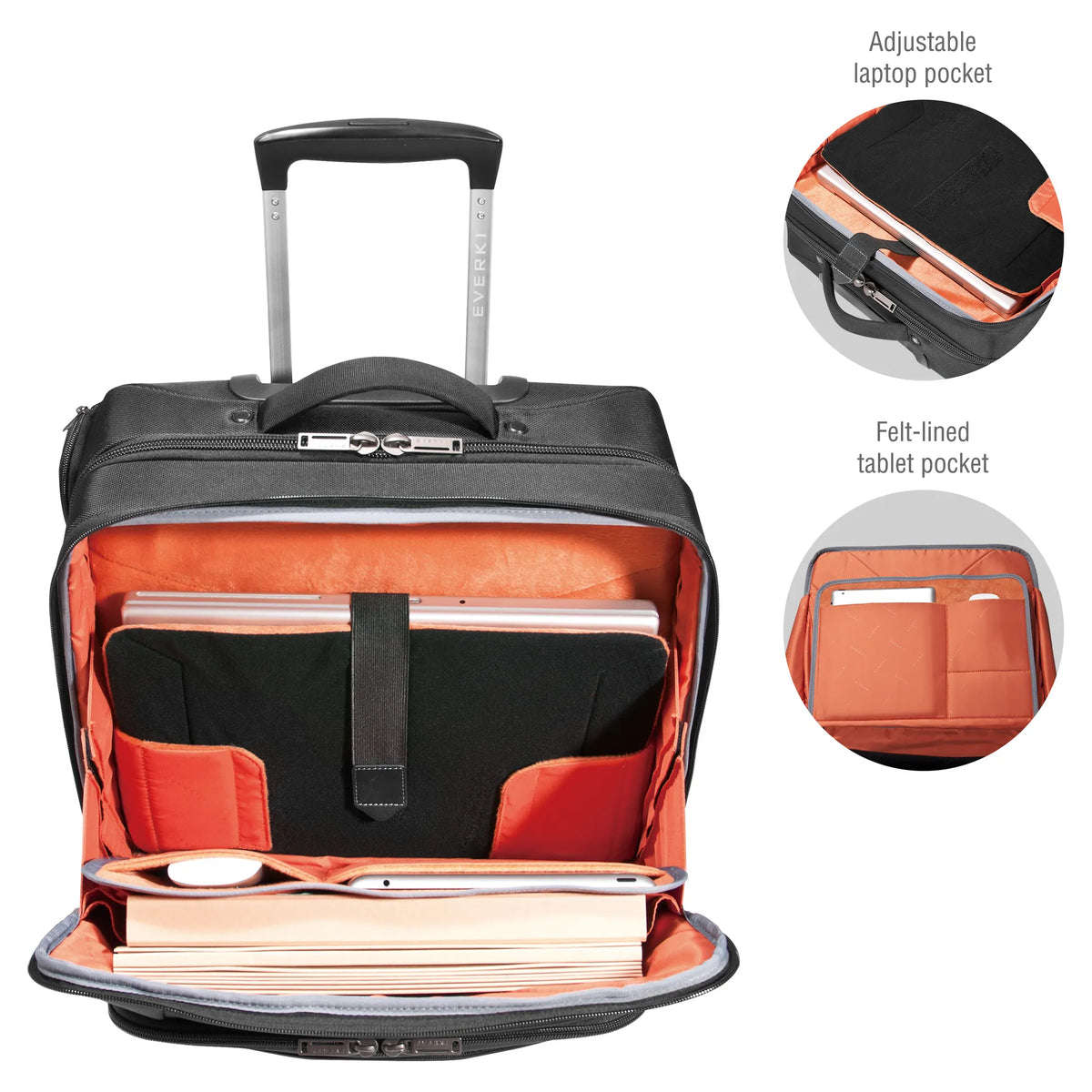 Image 9 for Everki Journey Laptop Trolley Bag