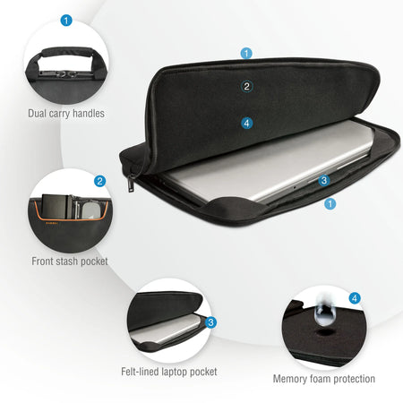 Image 10 for Everki 15.6-Inch Laptop Sleeve with Memory Foam