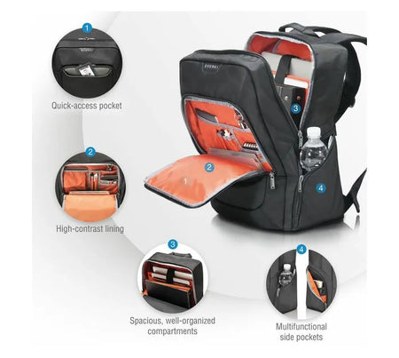 Image 2 for Everki Advance 15.6-Inch Notebook Backpack