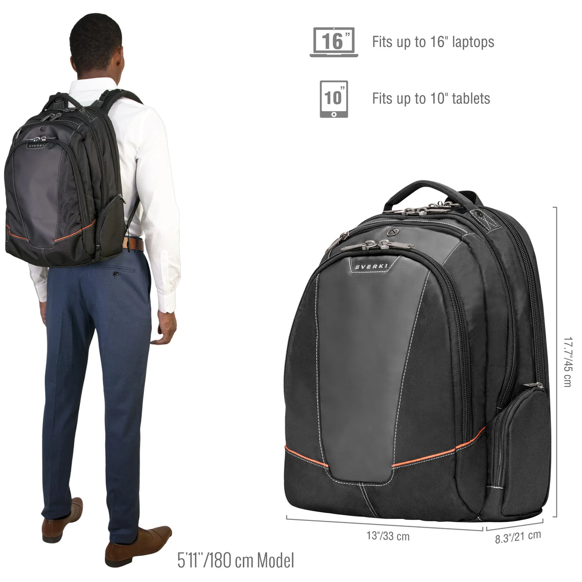 Image 4 for Everki Flight 16" Notebook Backpack