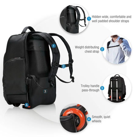 Image 12 for Everki Atlas Wheeled Backpack for 13-17.3-Inch Laptops