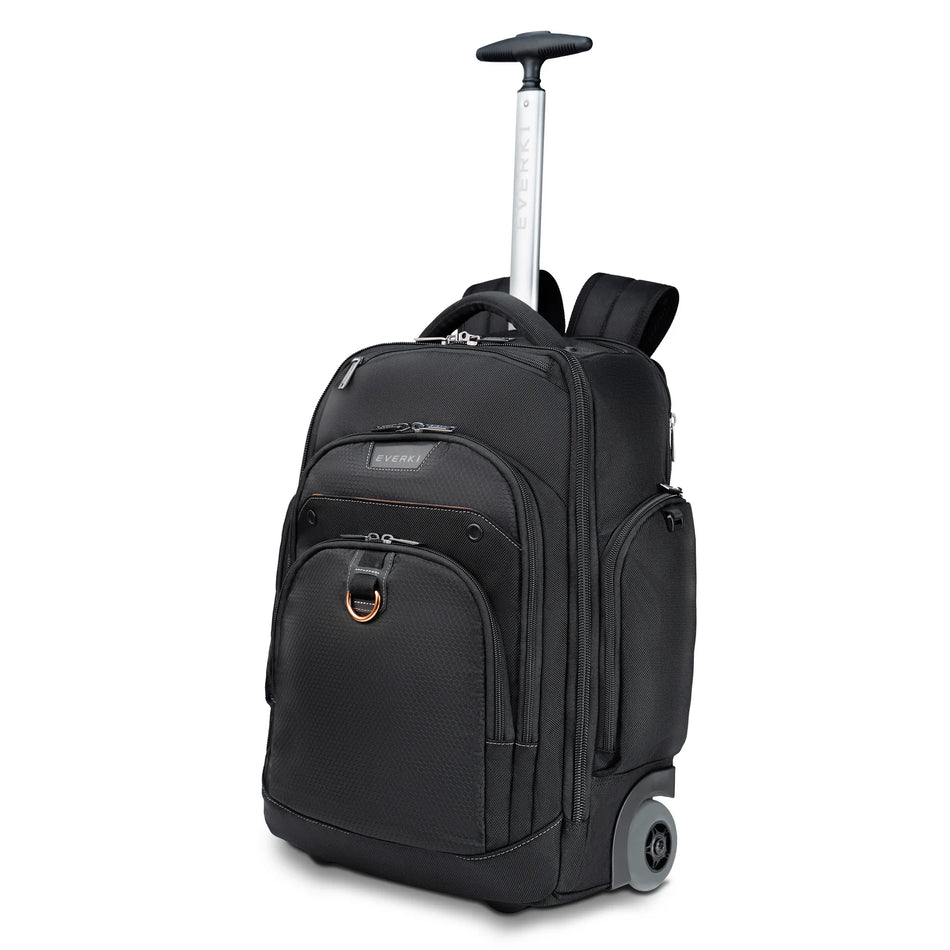 Image 1 for Everki Atlas 2 ECO Trolley Laptop Backpack - Grey - Fits up to 17.3" Laptops with RFID-Safe Pocket
