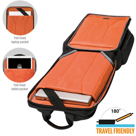 Image 6 for Everki Onyx 17.3" Premium Laptop Backpack - Black (EKP132S17)