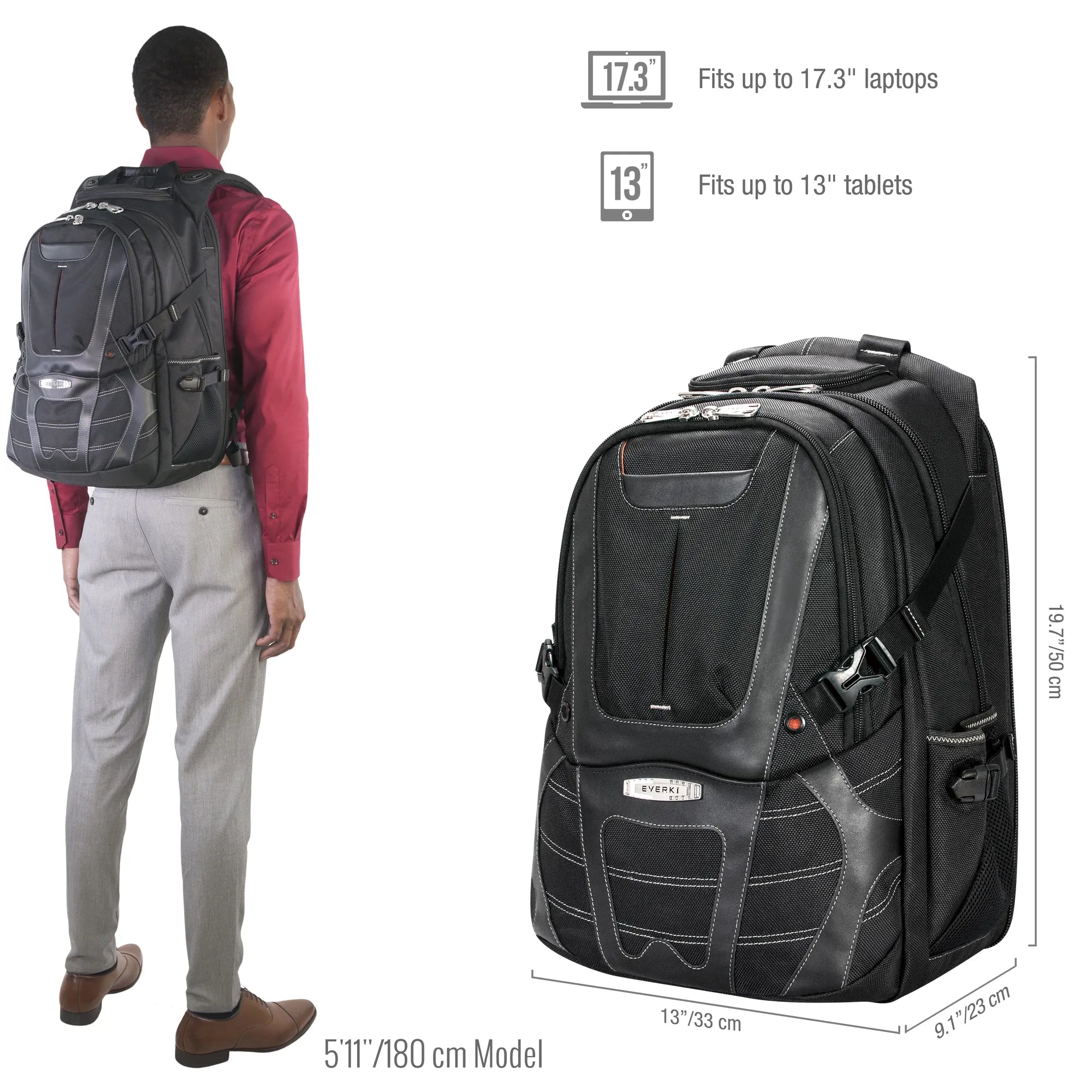 Image 7 for Everki Concept 2 17.3-inch Laptop Backpack