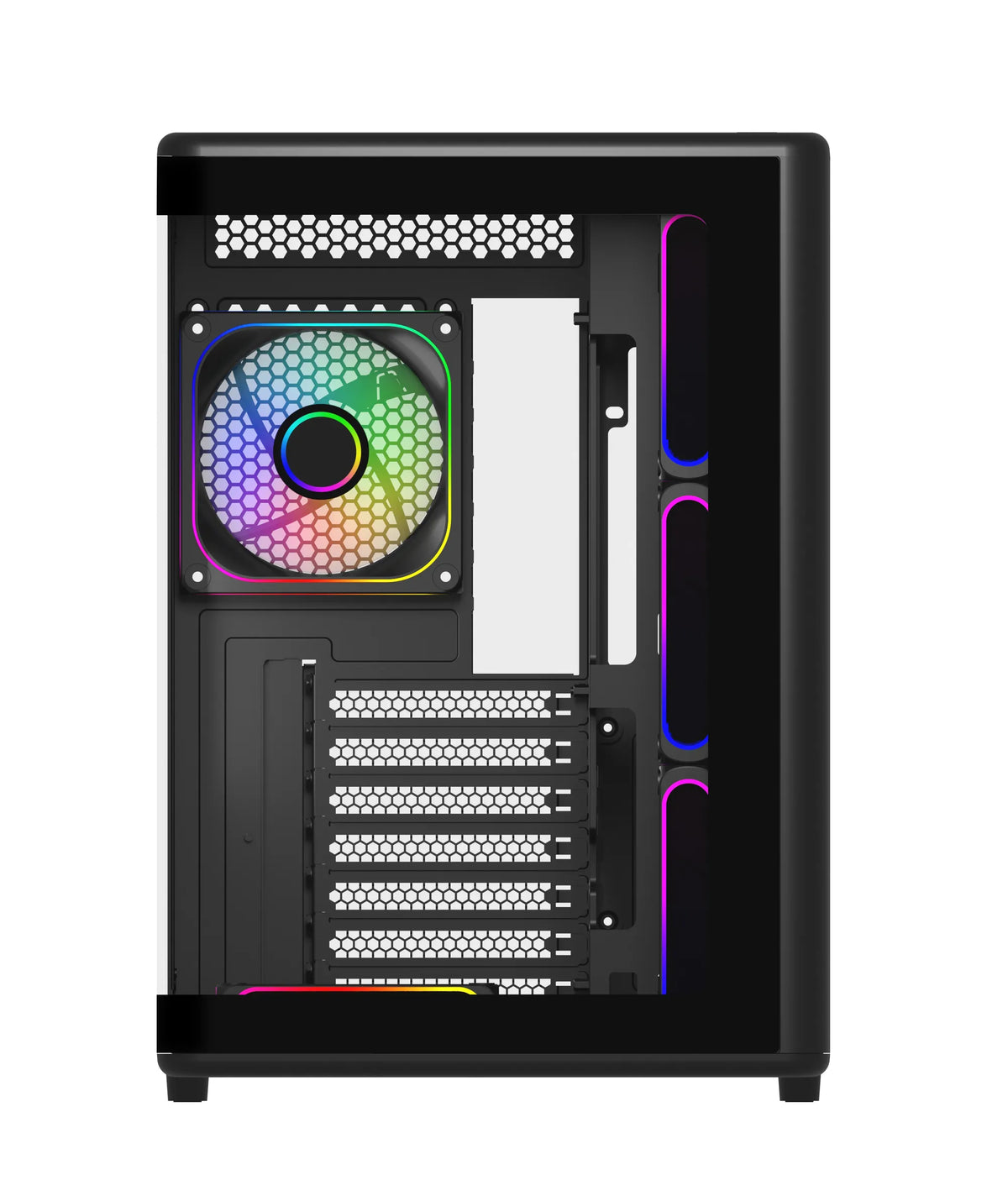 Image 3 for Cooler Master Elite 600 Black Mid-Tower ATX Case with 7 Pre-Installed Fans