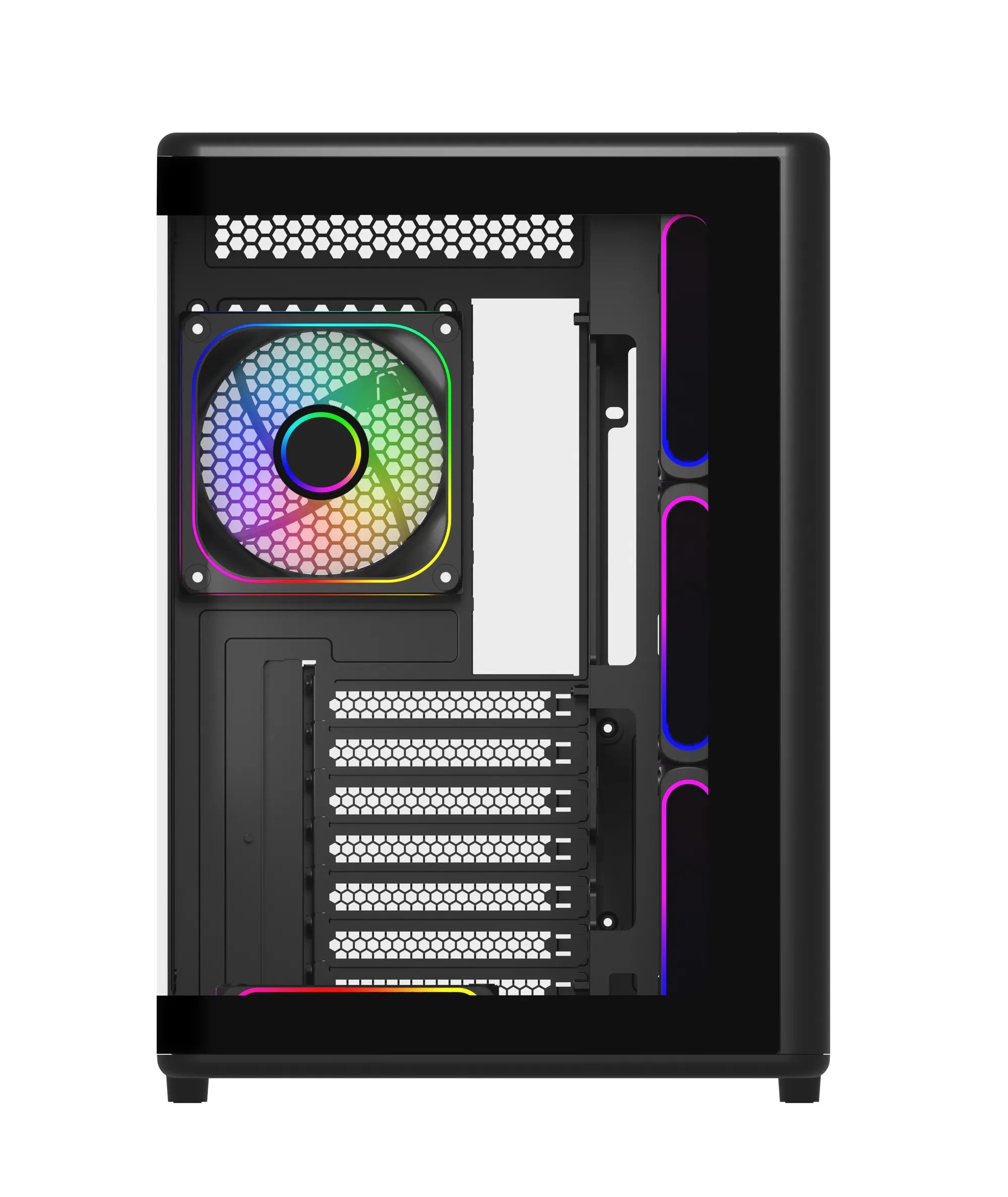 Image 3 for Cooler Master Elite 600 Black Mid-Tower ATX Case with 7 Pre-Installed Fans