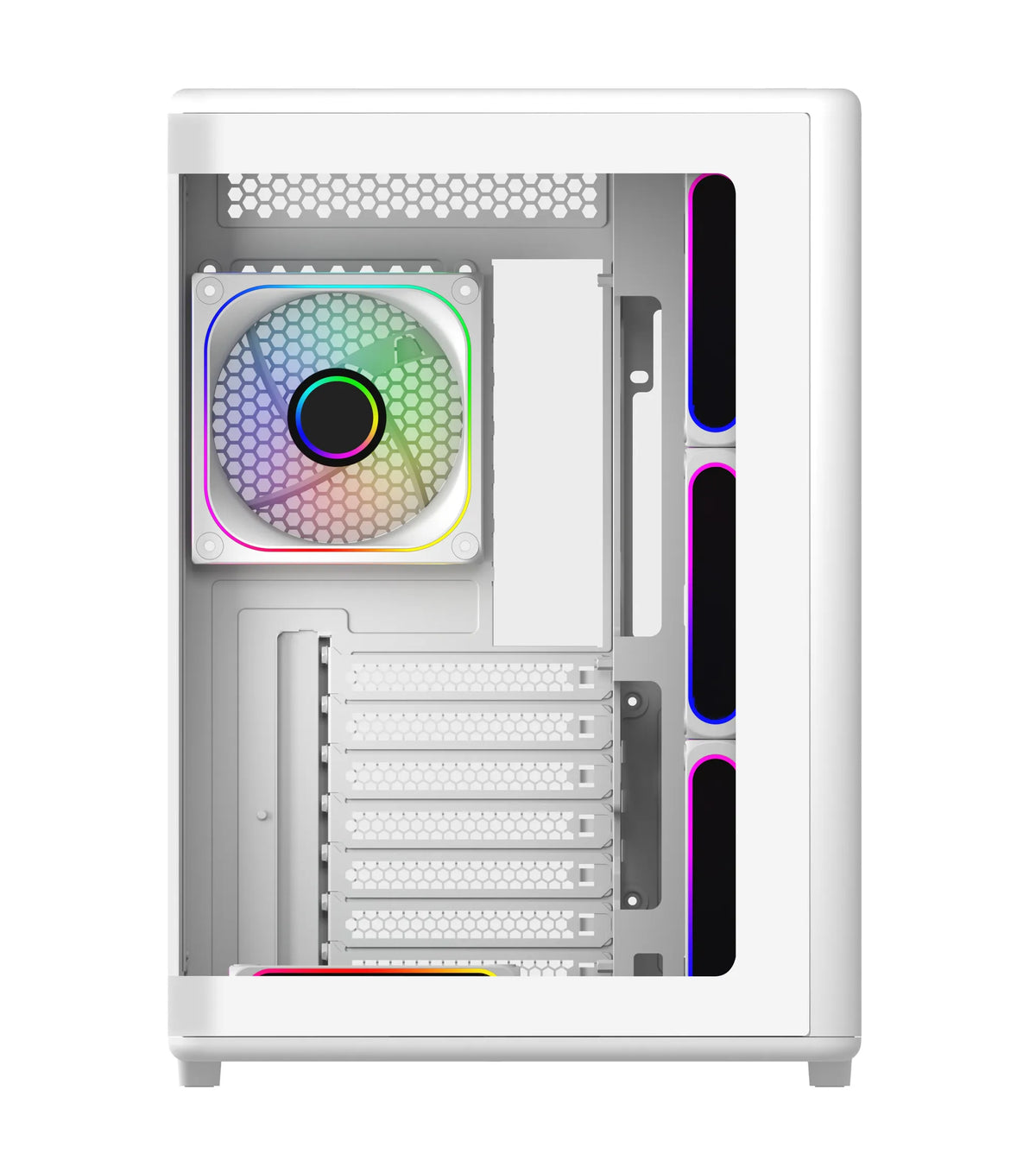 Image 3 for Cooler Master Elite 600 White Mid-Tower Case with 7 Pre-Installed Fans