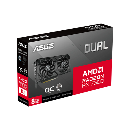 Image 12 for ASUS Graphics Card/AMD/PCIe4/8GB GDDR6/OC mode:up to 2715MHz(Boost Clock)/Default mode:up to 2695MHz/1xHDMI/3xDP/550W
