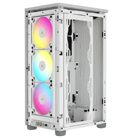 Image 18 for Corsair iCUE 2000D RGB Airflow White Mini-ITX Case