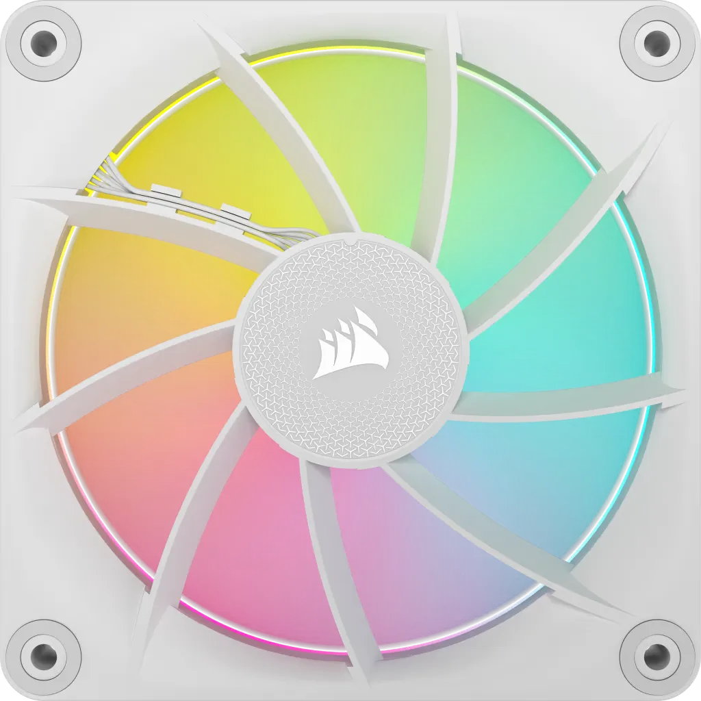Image 10 for Corsair iCUE LINK LX120 RGB 120mm PWM Fan - White