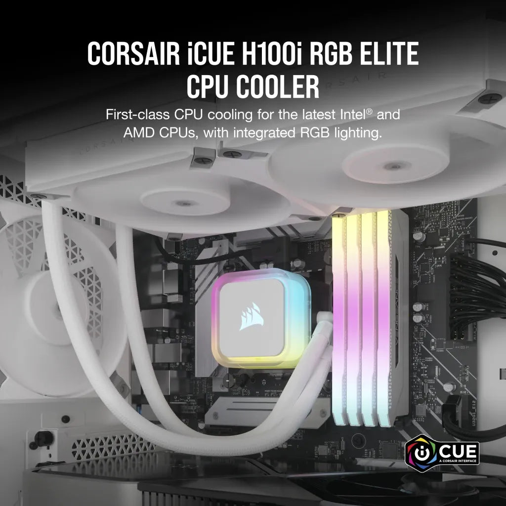 Image 15 for Corsair iCUE H100i ELITE RGB 240mm CPU Cooler