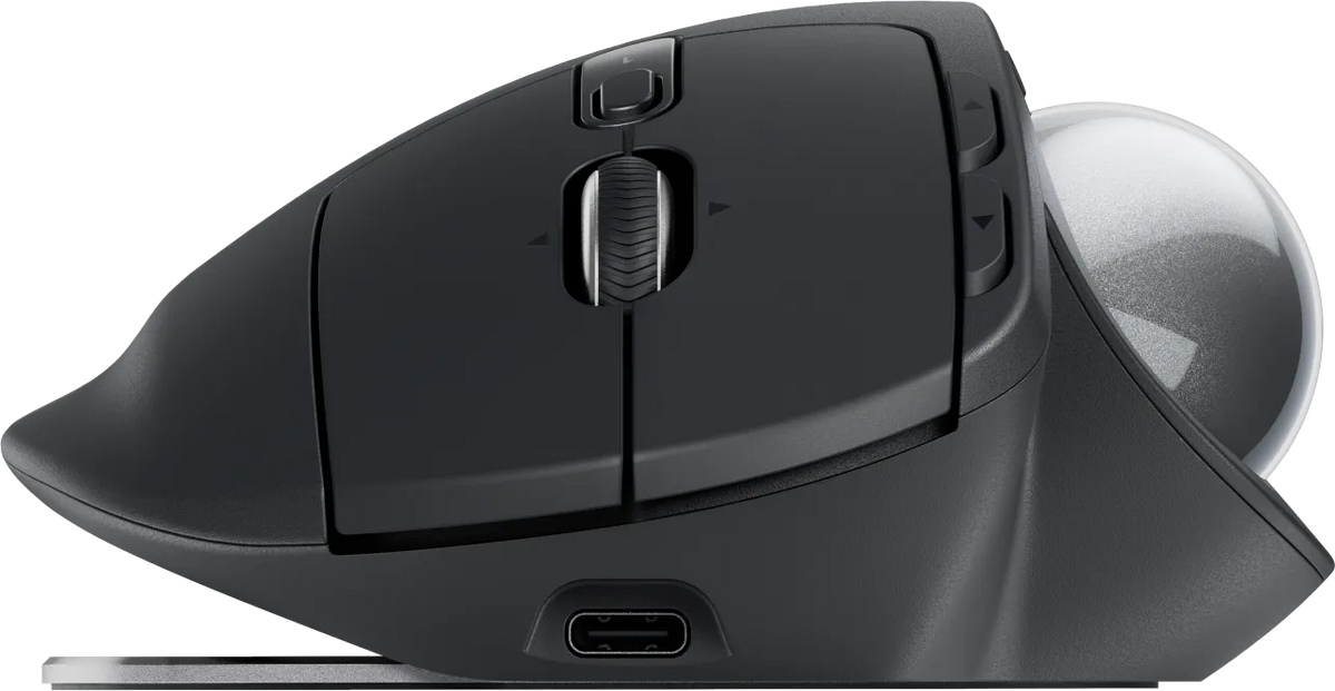 Image 5 for Logitech MX Ergo S Advanced Wireless Trackball - Graphite
