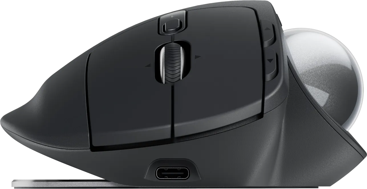 Image 5 for Logitech MX Ergo S Advanced Wireless Trackball - Graphite