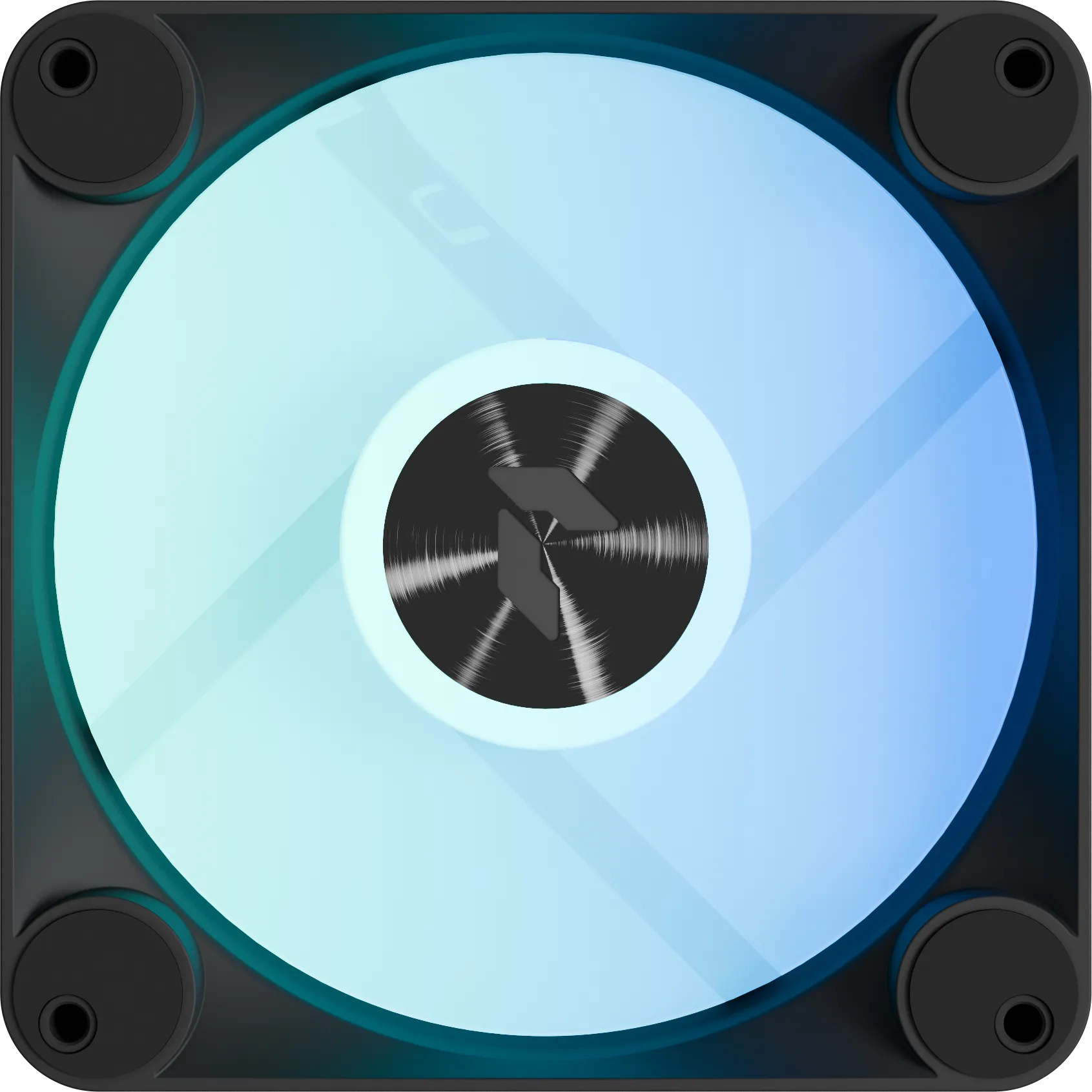 Image 2 for AeroCool APNX FP1-R 120mm PWM ARGB Reverse Blade PC Case Fan - Black