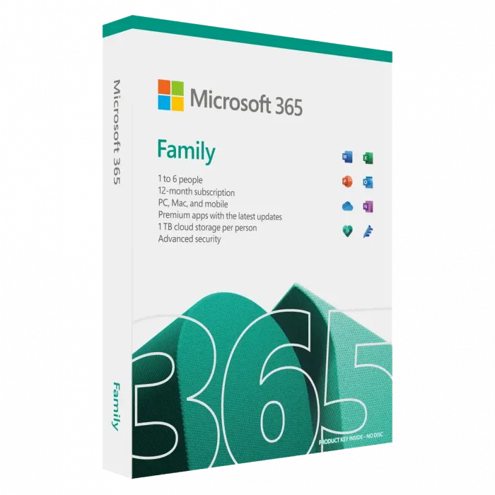 Image 1 for Microsoft 365 Family 1-Year Subscription