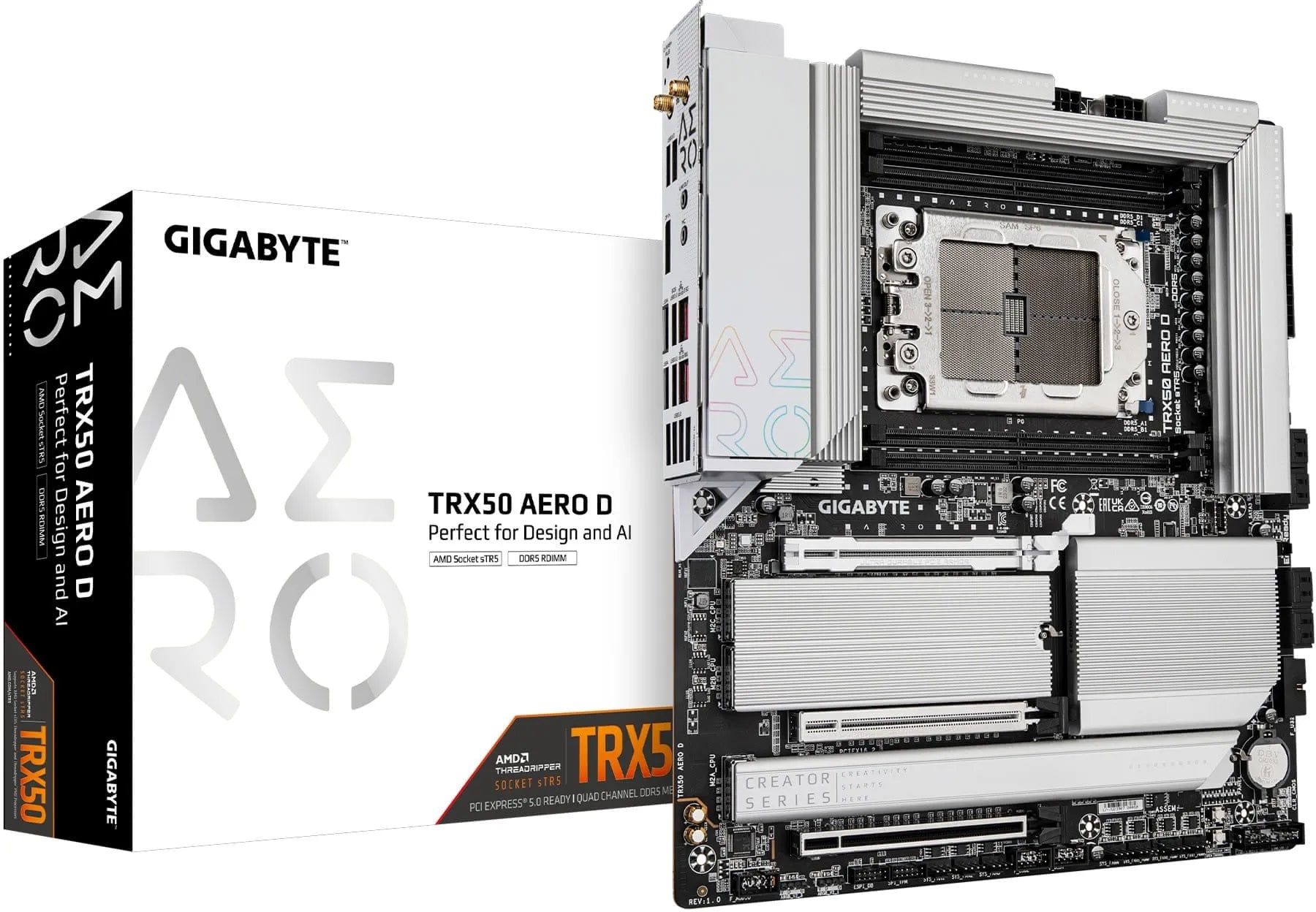 Image 1 for Gigabyte TRX50 AERO D Motherboard