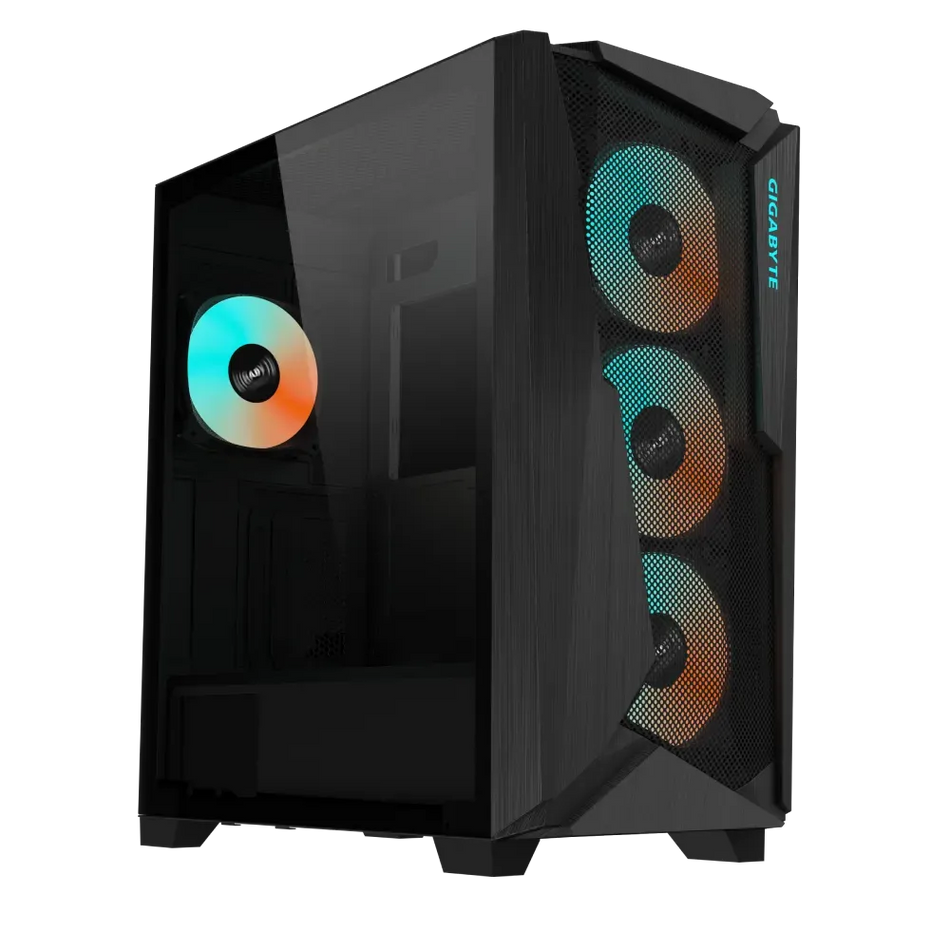 Image 1 for Gigabyte C301 Glass V2 Mid-Tower ATX Gaming Chassis - Black