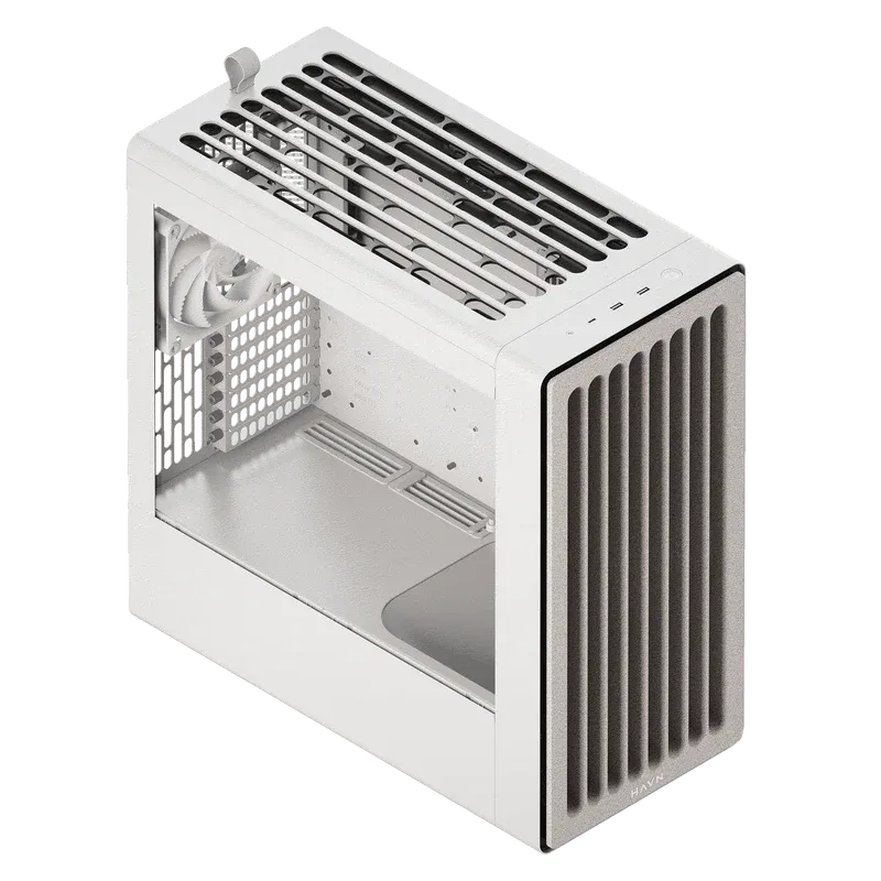 Image 4 for Aerocool HAVN BF 360 White EATX PC Case - Premium Airflow with Adjustable GPU Bracket