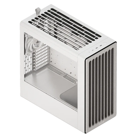 Image 6 for HAVN BF 360 Flow White EATX Mid-Tower PC Case - Adjustable GPU Bracket, Dual 180mm Fans Included