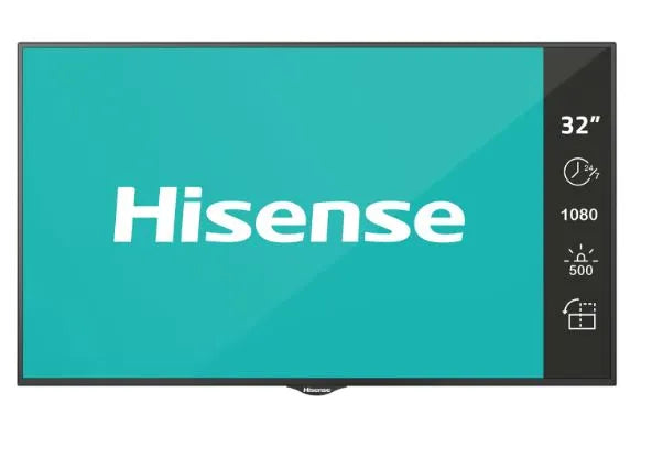 Image 3 for Hisense 32DM66D 32-inch Full HD IPS Digital Signage Display - 500 nits Brightness, 24/7 Operation, Android 11.0
