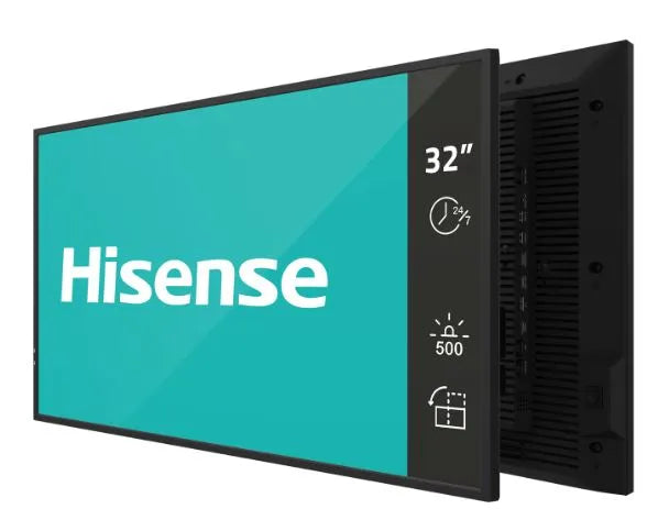 Image 1 for Hisense 32DM66D 32-inch Full HD IPS Digital Signage Display - 500 nits Brightness, 24/7 Operation, Android 11.0