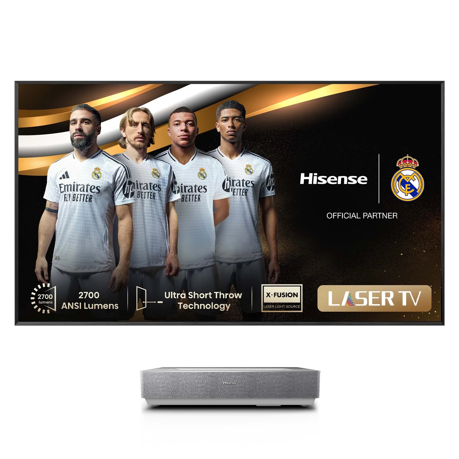 Image 1 for Hisense LEDN100L5H 100-inch Ultra-Short Throw 4K Laser TV