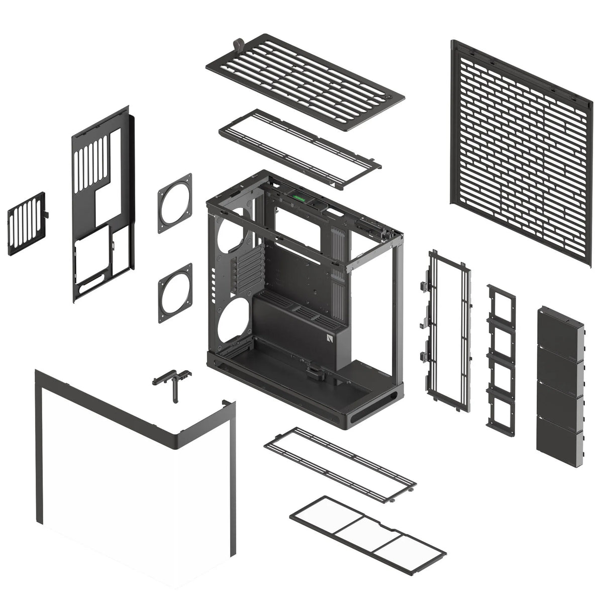 Image 1 for HAVN HS 420 Base Edition Black E-ATX Mid-Tower PC Case