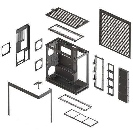 Image 1 for HAVN HS 420 Base Edition Black E-ATX Mid-Tower PC Case