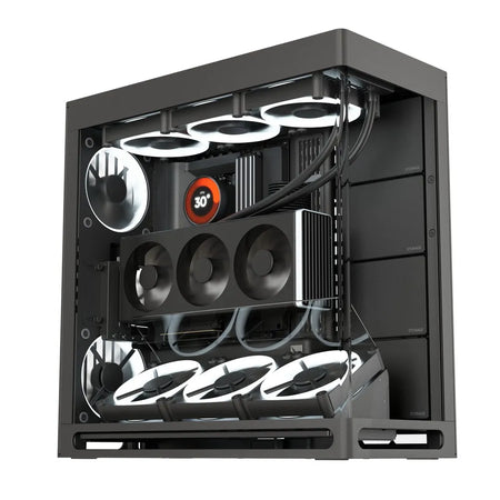 Image 2 for Aerocool HAVN HS 420 Black EATX Case