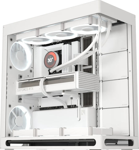 Image 3 for Aerocool HAVN HS 420 EATX Computer Case - White
