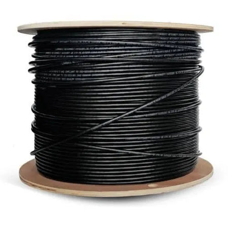 Image 1 for CAT5E SOLID 500M STP UV BLACK / OUTDOOR SHIELDED