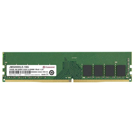 Image 2 for Transcend JetMemory 16GB DDR4-3200 Desktop U-DIMM