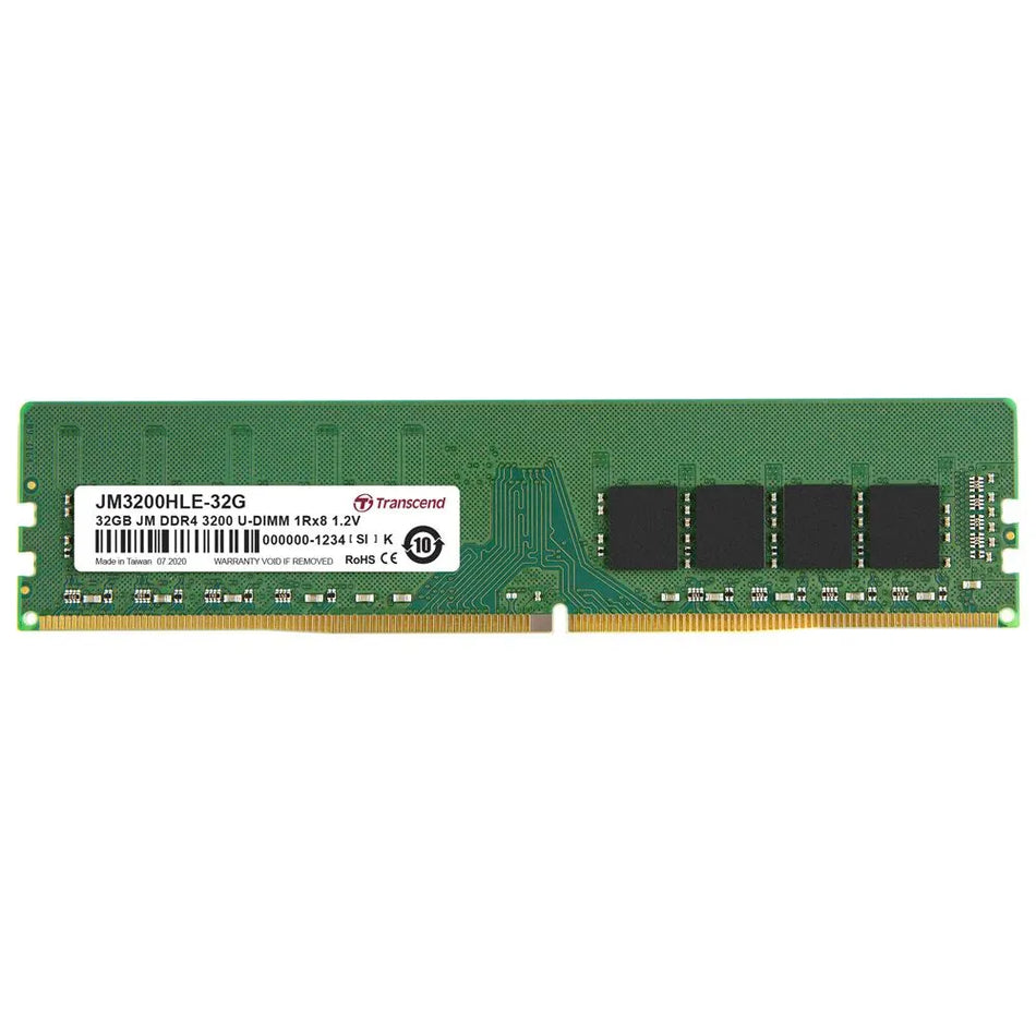Image 2 for Transcend 32GB DDR4 3200MHz Desktop U-DIMM Memory