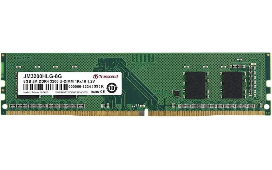 Image 2 for Transcend JetRam 8GB DDR4-3200 CL22 Desktop Memory Module
