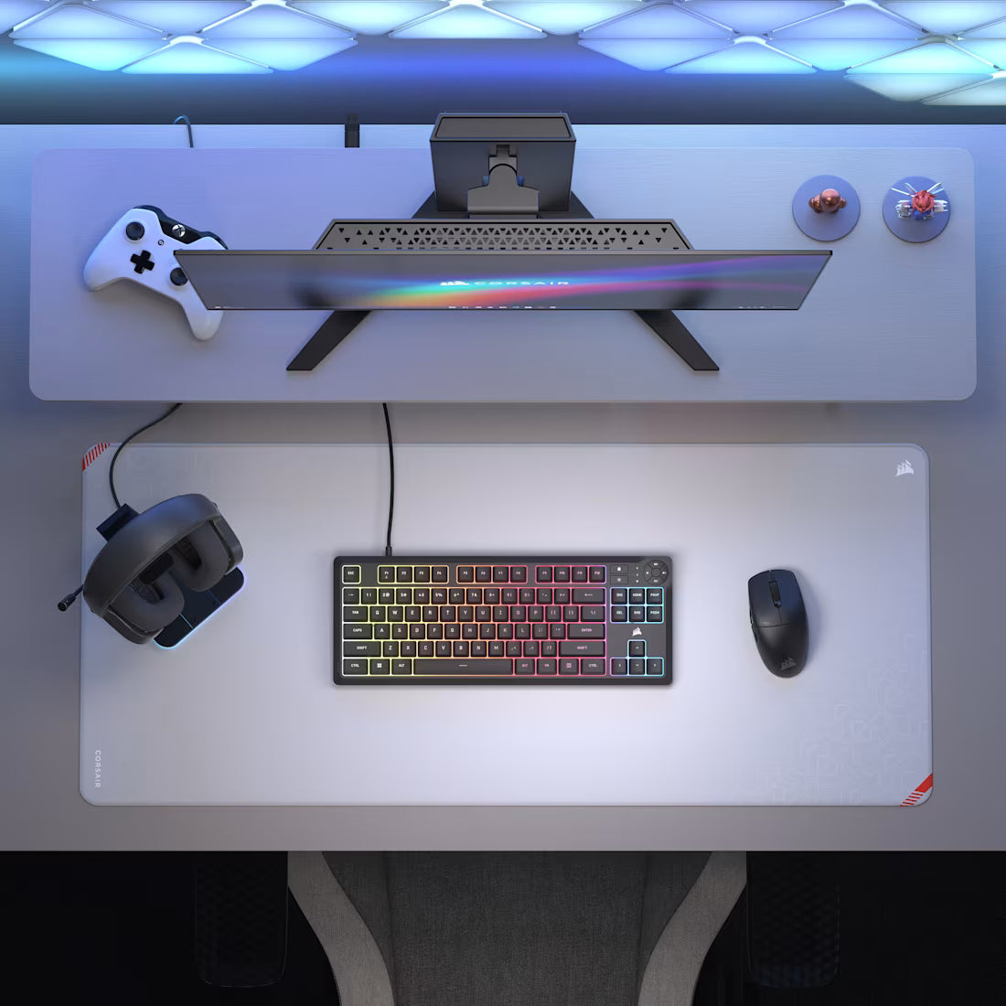 Image 7 for Corsair K55 CORE TKL RGB Wired Gaming Membrane Keyboard - Black