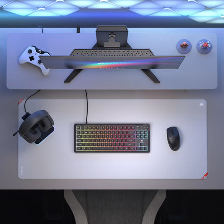 Image 7 for Corsair K55 CORE TKL RGB Wired Gaming Membrane Keyboard - Black