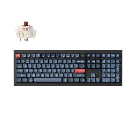 Image 1 for Keychron V6 Max Wireless Custom Keyboard - BROWN Switch