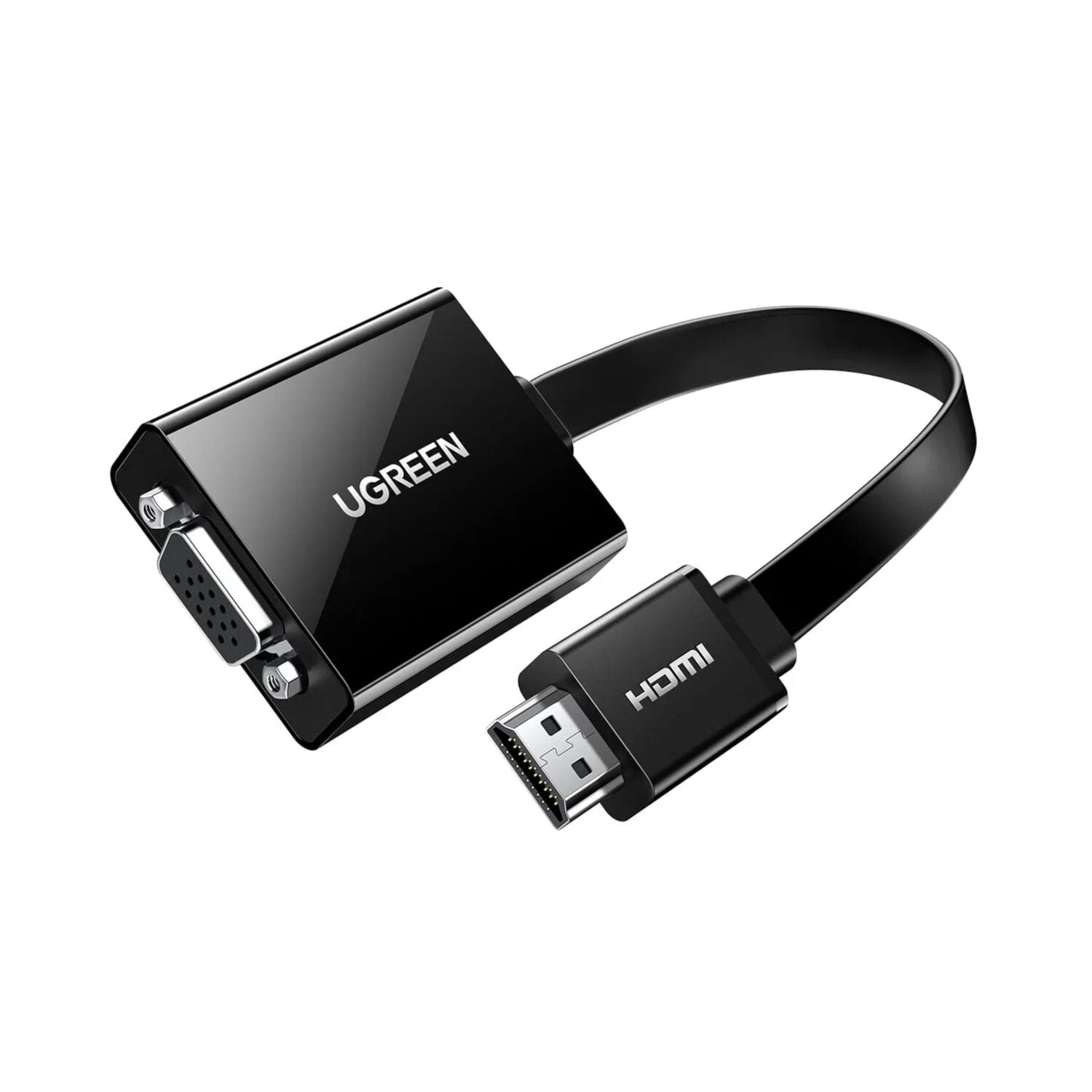 Image 1 for UGREEN HDMI to VGA Adapter, with 3.5mm Audio and Power Port - Black