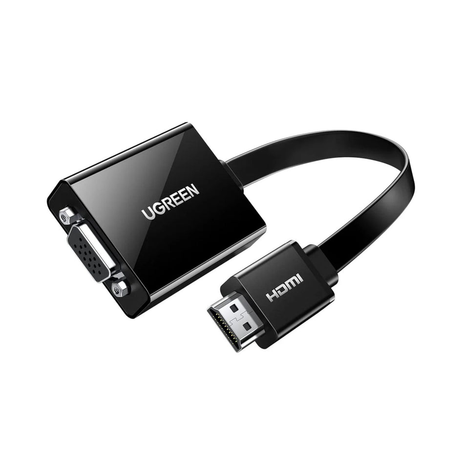 Image 1 for UGREEN HDMI to VGA Adapter, with 3.5mm Audio and Power Port - Black