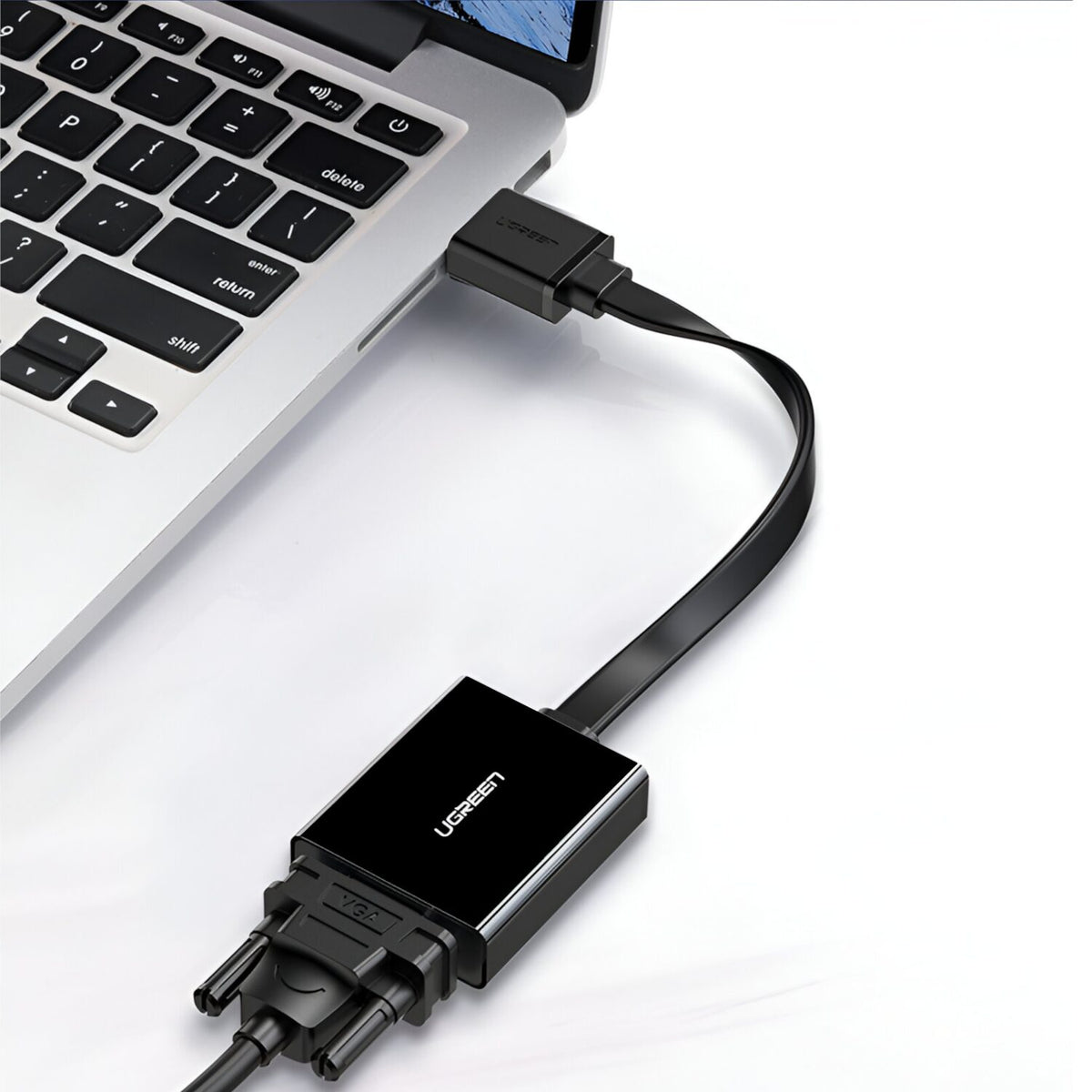Image 3 for UGREEN HDMI to VGA Adapter, with 3.5mm Audio and Power Port - Black