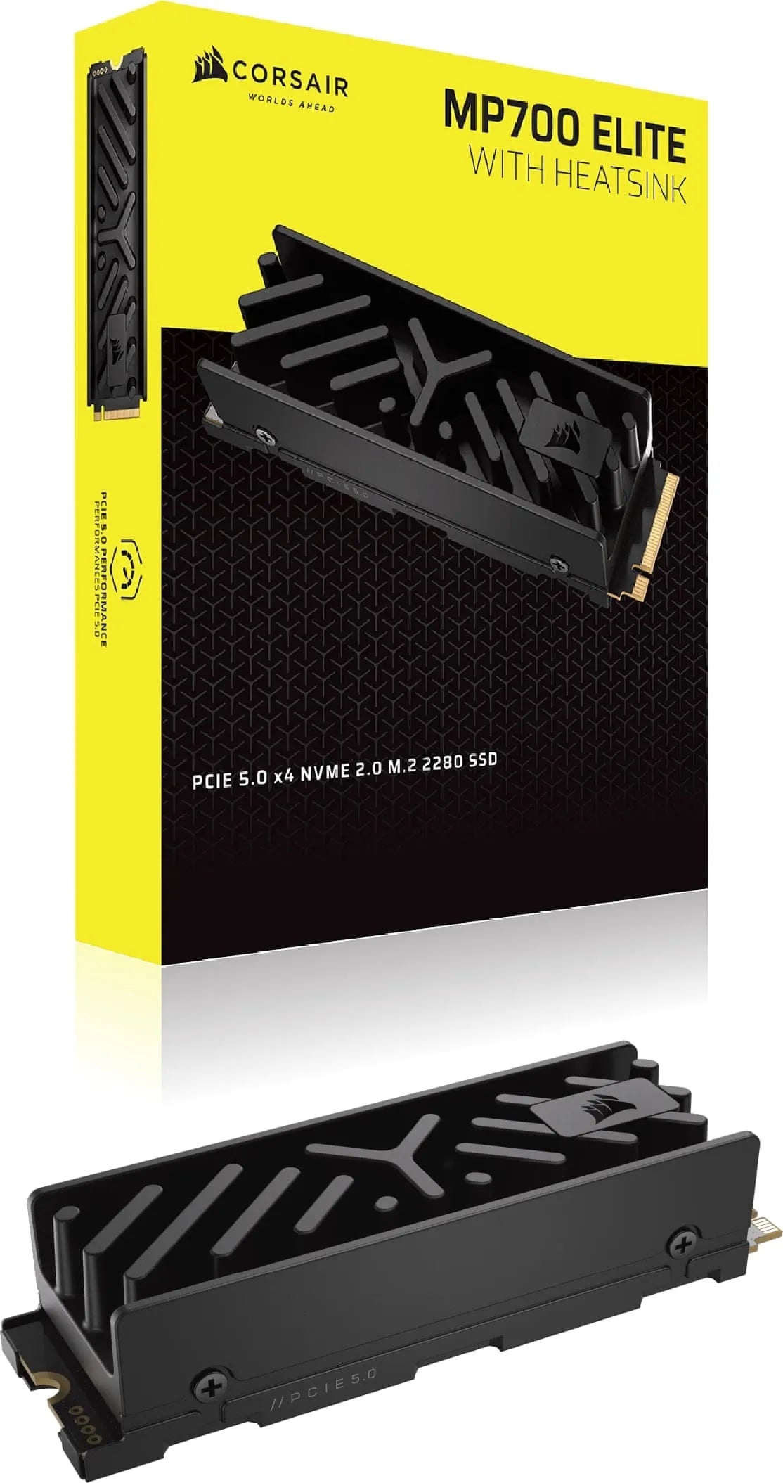 Image 2 for Corsair MP700 Elite 1TB PCIe Gen5 NVMe SSD with Heatsink