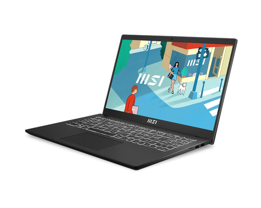 Image 2 for MSI Modern 15 Laptop with Intel Core i7