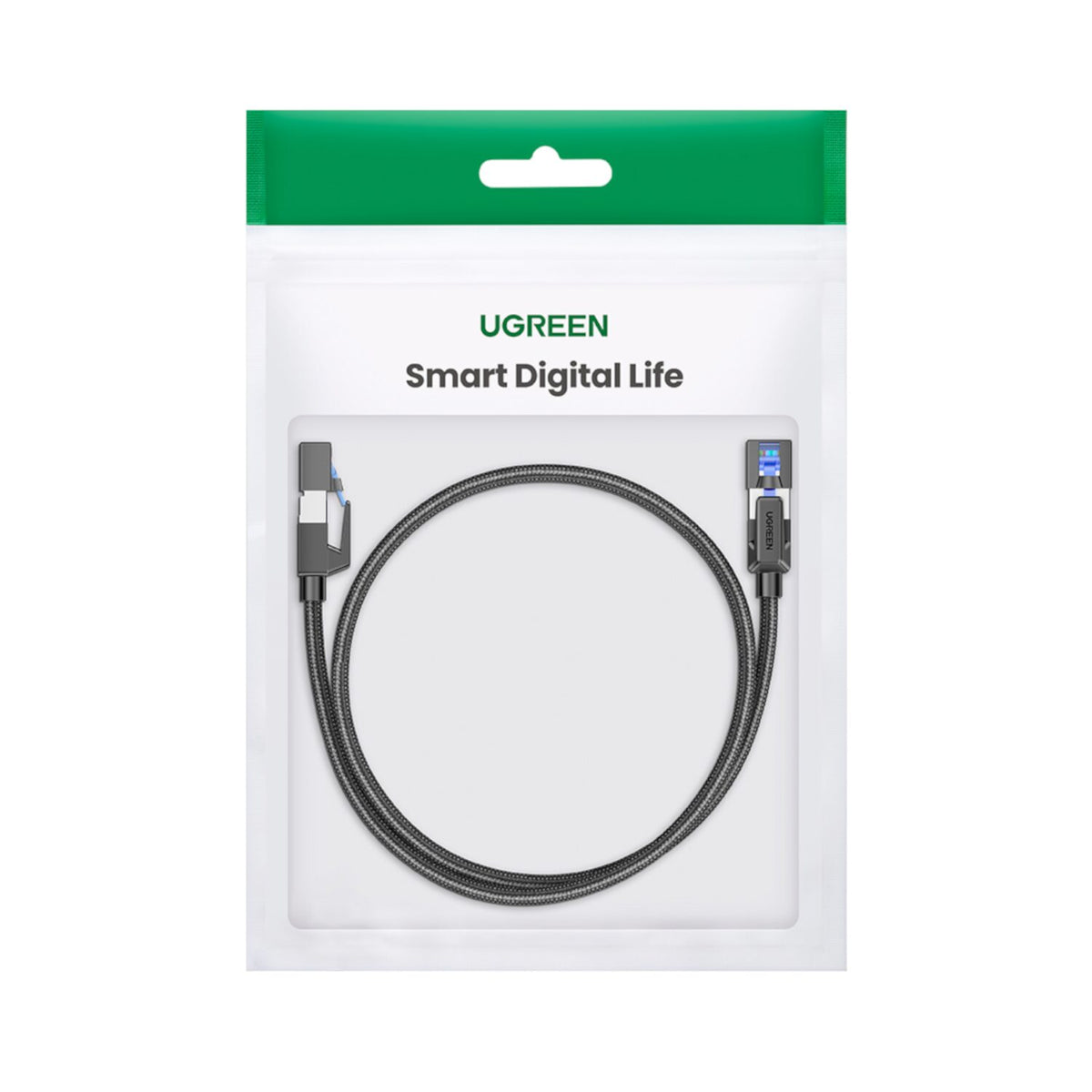 Image 5 for UGREEN Cat8 Nylon Braided Ethernet Cable - 40Gbps with Modular Plugs - 5m