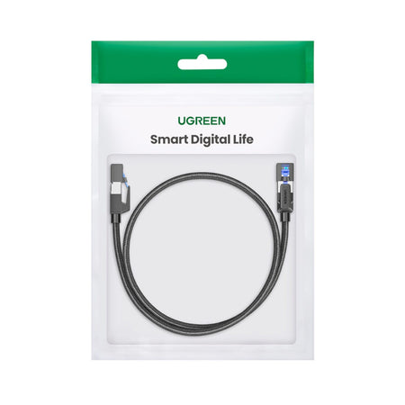 Image 5 for UGREEN Cat8 Nylon Braided Ethernet Cable - 40Gbps with Modular Plugs - 3m