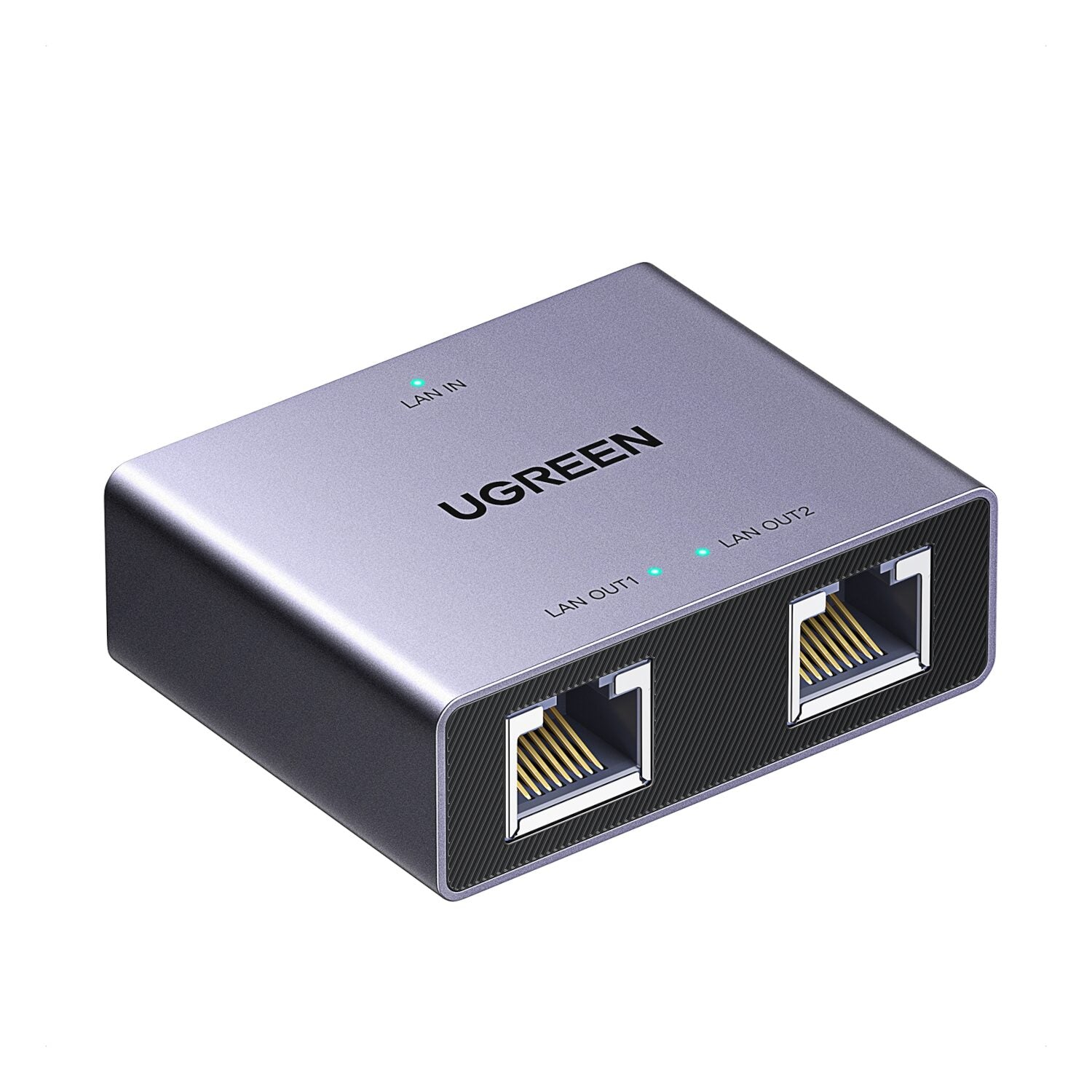 Image 1 for UGREEN 1-to-2 Gigabit Ethernet Splitter, 1000Mbps LAN Network Adapter