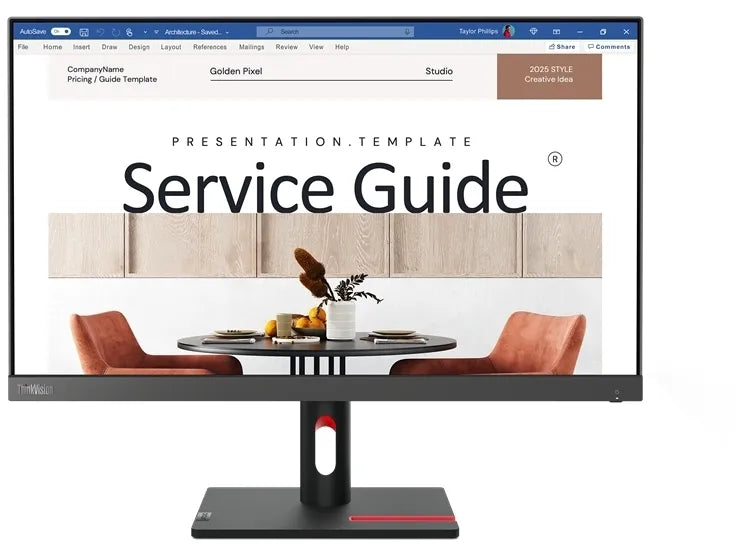 Image 4 for Lenovo ThinkVision S24i-30 Monitor