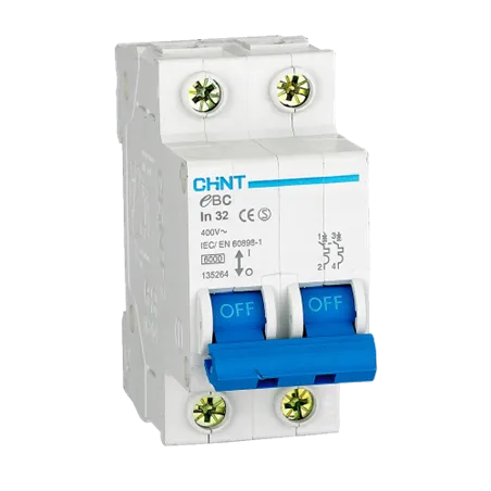Image 1 for CHINT 63A 2-Pole Circuit Breaker