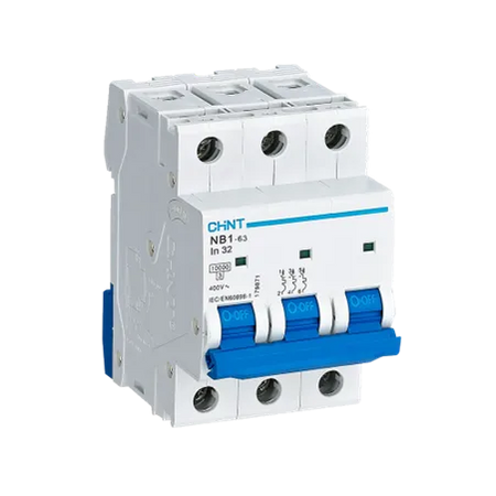 Image 1 for CHINT 63A 3P C-Curve Circuit Breaker