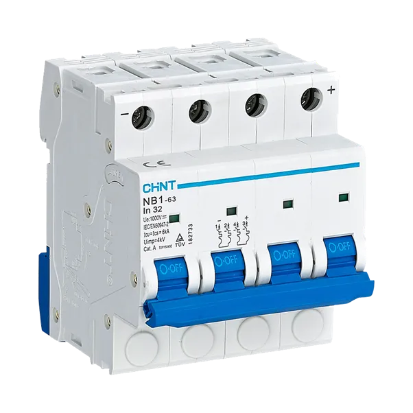 Image 2 for CHINT Solar PV DC Circuit Breaker 4P 63A