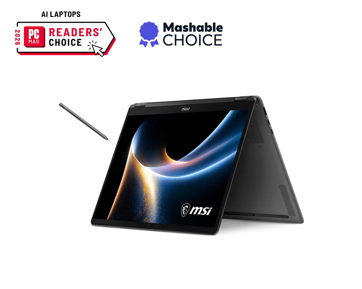 Image 6 for MSI Prestige Intel Ultra9 386HPlatinum Gray14 FHD- Touch ScreenIntel® Arc Graphics - 2622LPDDR5X 32GB1TB SSD2yrW11H